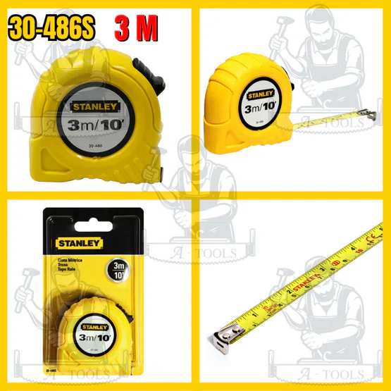 STANLEY ตลับเมตร GLOBAL TAPE ความยาว 3M / 5M / 8M สินค้า 2