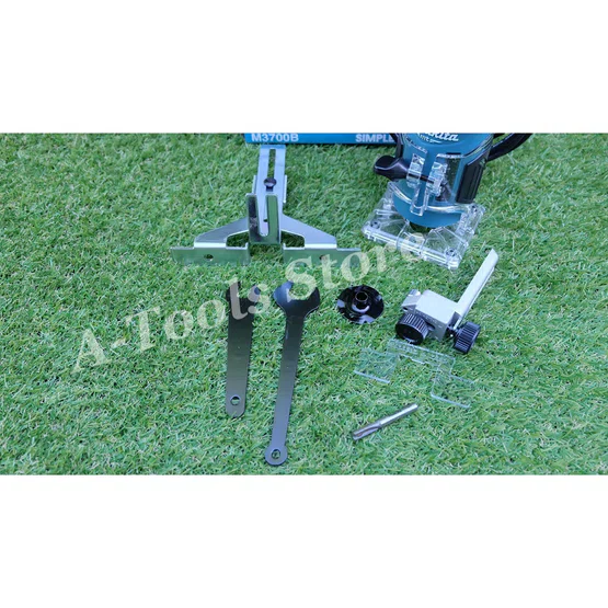 MAKITA ทริมเมอร์ มากีต้า รุ่น M3700B เครื่องเซาะร่อง ขนาด 1/4" 6mm. 530W M3700 (แทน MT372)**ส่งเร็ว ของแท้ 100%** 6