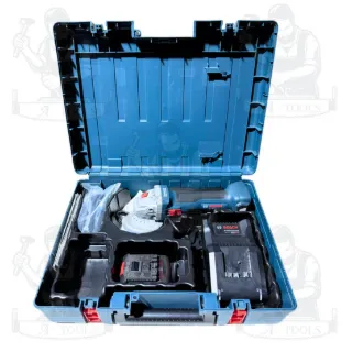 BOSCH เครื่องเจียร์ ไร้สาย 4" รุ่น GWS 180-LI ครบชุด [0.601.9H9.0K1] ของเเท้100% 2