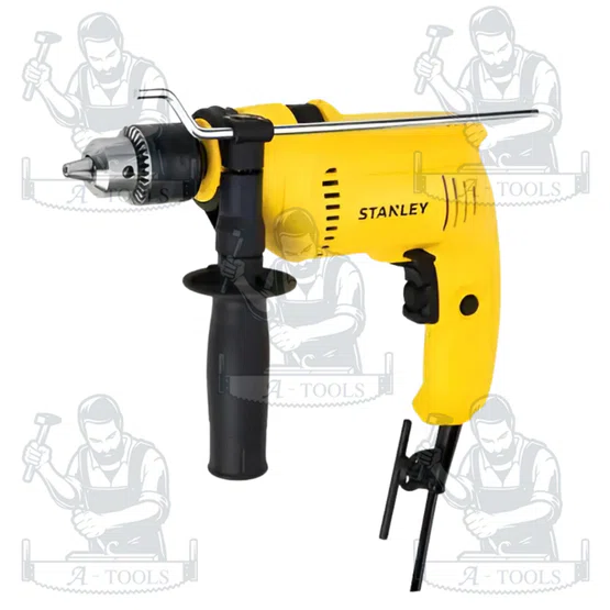 STANLEY ชุดสว่านกระแทก 13มม. 600W SDH600KV-B1 พร้อมเครื่องมือช่างและอุปกรณ์เสริม 13ชิ้น SDH600 2