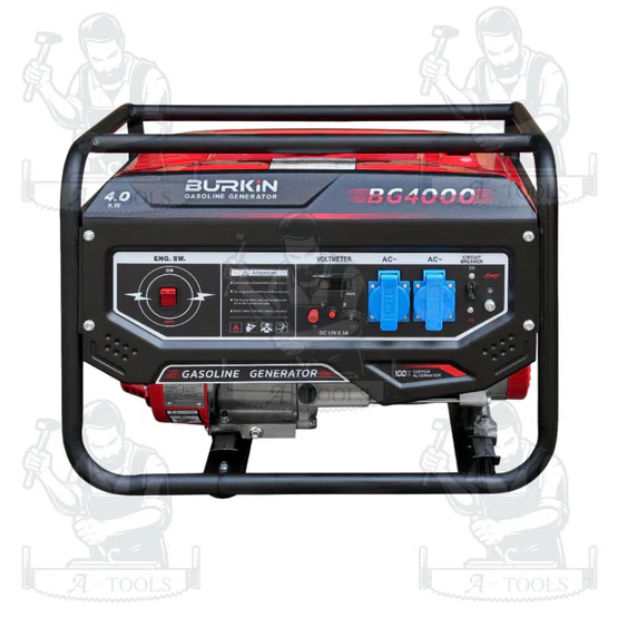 BURKiN รุ่น BG4000 เครื่องปั่นไฟเบนซินแบบเปิด 4.0KW 220V พร้อมส่ง 2