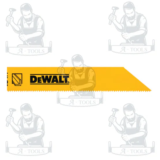 DEWALT ใบเลื่อยชักตัดเหล็ก 6" 18TPI รุ่น DW4811 (แพ็คละ 5 ใบ) **ส่งเร็ว ของแท้100%** 4