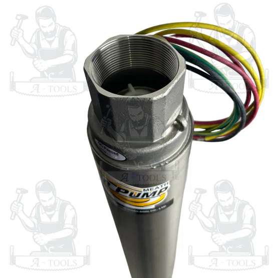 MITSUBISHI ปั๊มบาดาล มิตซูบิชิ รุ่น 4DSP-2205T50/12 ท่อส่ง 2" 3HP 12 ใบพัด 380V (สำหรับบ่อ 4") SUPER PUMP ซัมเมิร์ส 6