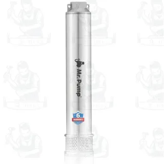 MR.PUMP ปั๊มบาดาลโซล่าเซลล์ AC/DC รุ่น 10DC66/1100-4/A บ่อ 4" 1100 วัตต์ รูน้ำ 2 นิ้ว 9 ใบพัด ประหยัดพลังงาน พร้อมส่ง 2