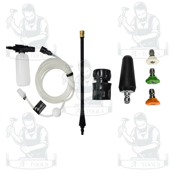 + + DEWALT ปืนฉีดน้ำแรงดันสูงไร้สาย 20V รุ่น DCPW550B (เครื่องเปล่า) แรงดันน้ำ38บาร์ 6