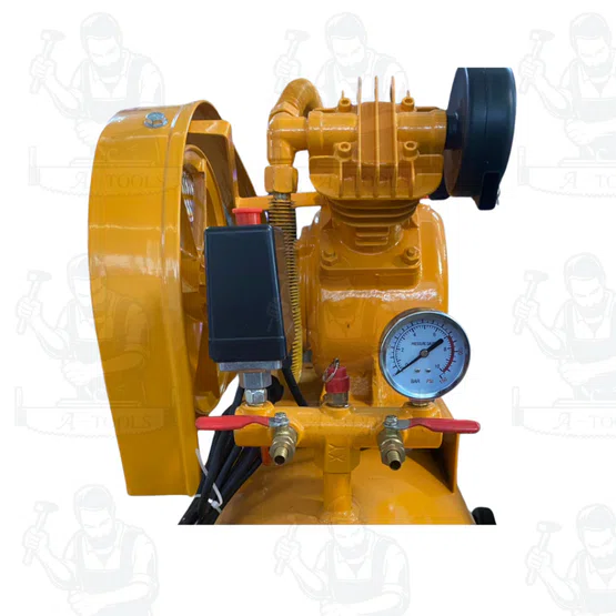 TIGER TGA2-58M 1/2HP ปั๊มลมสายพาน มอเตอร์ 1.5HP 220V. ถัง 58 ลิตร อัตราการผลิตลม 150 ลิตร/นาที สินค้า พร้อมส่ง 3