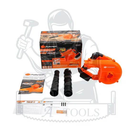 PUMPKIN เครื่องเป่าลม-ดูดฝุ่นไร้สาย ปรับองศา พัมคิน รุ่น 50361 / INF-27BV INFINITY POWER 20V **ส่งเร็ว ของแท้100%** 6