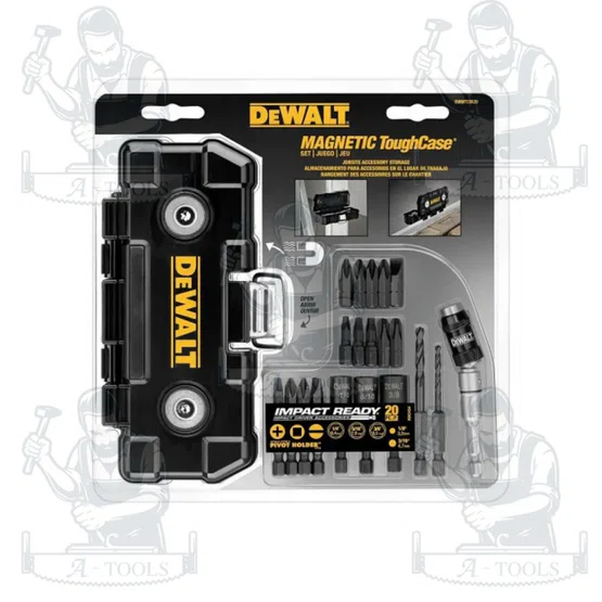 DEWALT ชุดดอกไขควง 20 ชิ้น + กล่องแม่เหล็ก รุ่น DWMTCIR20 MAGNETIC ToughCase ของแท้ 100% พร้อมส่ง 2