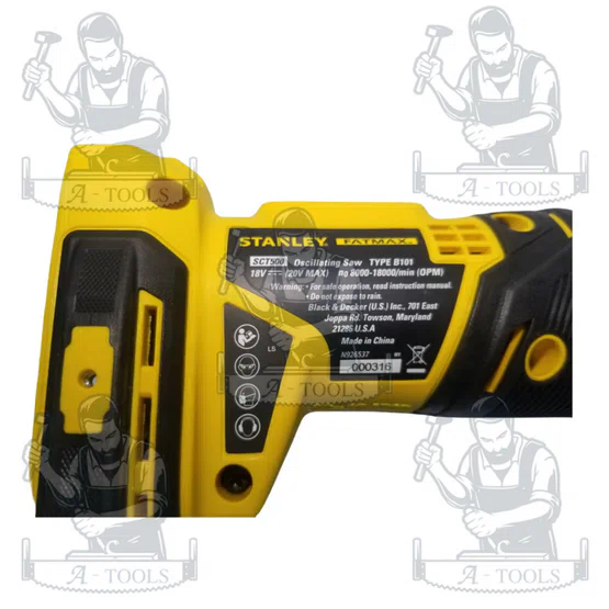 STANLEY เครื่องมืออเนกประสงค์ มัลติทูลไร้สาย 20V รุ่น SCT500D2K-B1 มีไฟLED รับประกัน2ปี 6