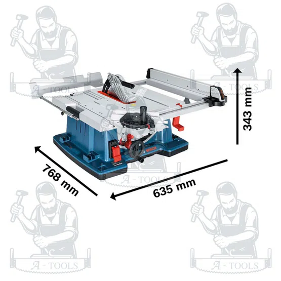 BOSCH โต๊ะเลื่อยไร้สาย 18V. รุ่น GTS 18V-216 [0.601.B44.0K0] มอเตอร์ไร้แปรงถ่าน ทนงานหนัก ของแท้ 3