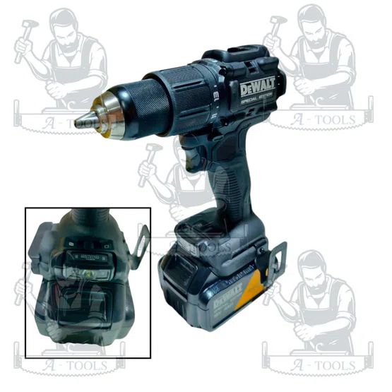 DEWALT รุ่น DCK2222MM2T-QWP ชุดสว่าน+ไขควงกระแทก พร้อมแบต 4Ahx2+แท่นชาร์จ 4Ah และกล่องเก็บอุปกรณ์ TSTAK ฟรีเสื้อ DEWALT 2
