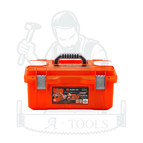 PUMPKIN กล่องเก็บเครื่องมือช่าง พร้อมช่องเก็บอุปกรณ์บน 16" พัมคิน รุ่น 20870 / PTT-TS16 แข็งแรง มีน้ำหนักเบา ทนทาน 4