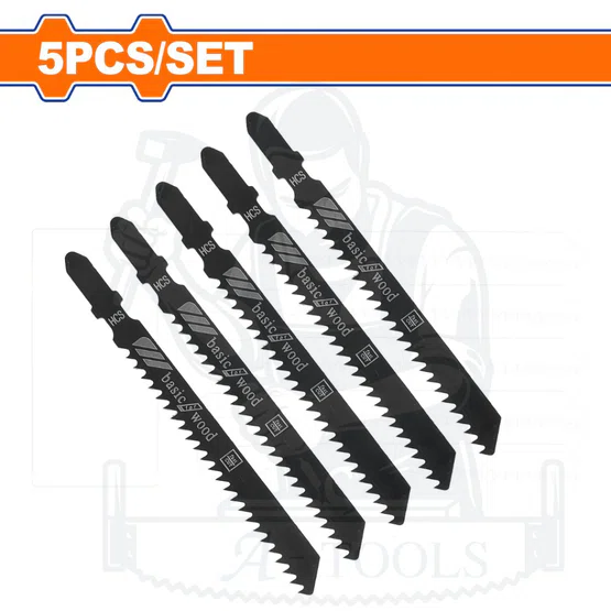 WADFOW ใบเลื่อยจิ๊กซอ รุ่น WJB111C -8TPI / WJB144D -6TPI สำหรับงานไม้ 5ชิ้น/ชุด 3