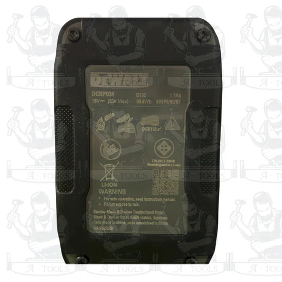+ + DEWALT แบตเตอรี่ Powerstack รุ่น DCBP034-B1 20V Max 1.7AH รับประกัน1ปี 5