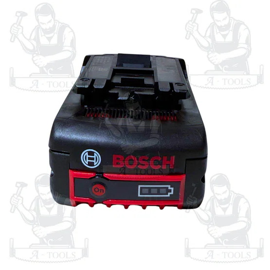 BOSCH ชุดสตาร์ทเตอร์ รุ่น GBA 18V 3.0Ah แท่นชาร์จ + แบตเตอรี่ 3.0 AH. [0.615.A00.2A0] ของแท้ 5