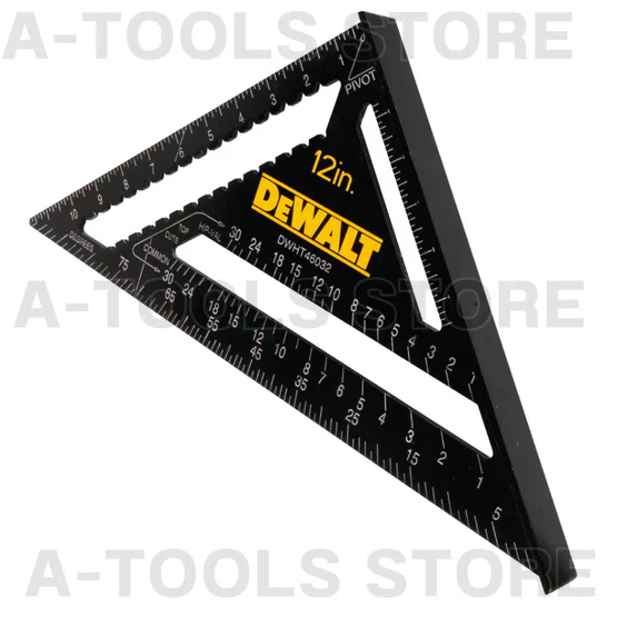 DEWALT ฉากสามเหลี่ยม อลูมิเนียมสีดำ 12นิ้ว รุ่น DWHT46032-0 **ส่งเร็ว ของแท้100%** 3