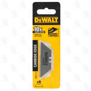DEWALT ใบมีดคัตเตอร์ CARBIDE EDGE ขนาด 18 มม. รุ่น DWHT0-11131 (5 ใบ/แผง) เหมาะสำหรับงานตัดวัสดุกระดาษ,ผ้า,พลาสติก,หนัง 3