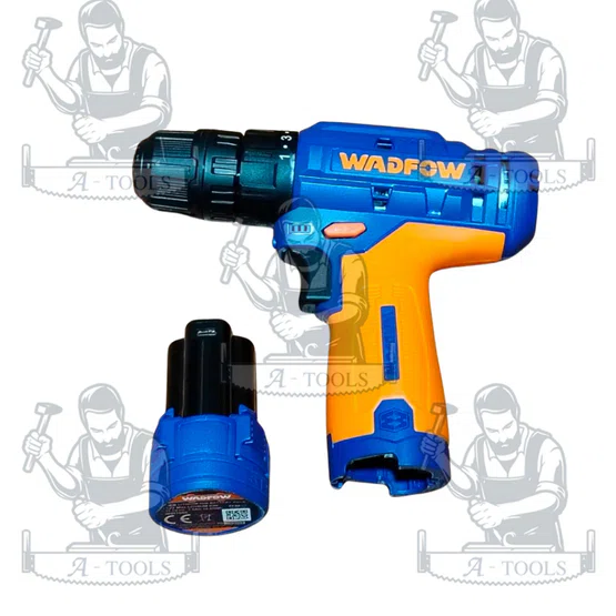WADFOW รุ่น WCDS520 สว่านไร้สาย 12V แรงบิดสูงสุด 20NM ขนาดหัวจับ 0.8-10 มม. ไฟ LEDทำงานในตัว สินค้า 6