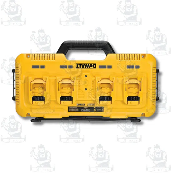 + + DEWALT แท่นชาร์จ แบตเตอรี่ 4ช่อง รุ่น DCB104-QW กระแสไฟขาออก 8A ต่อพอร์ต DCB104 2