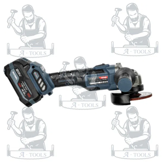ROWEL รุ่น DGD100RX-S เครื่องเจียรไร้สาย 20V 4" RX seires พร้อมแบตเตอรี่ 5.0Ah x1 พร้อมแท่นชาร์จ รับประกัน 2ปี 4