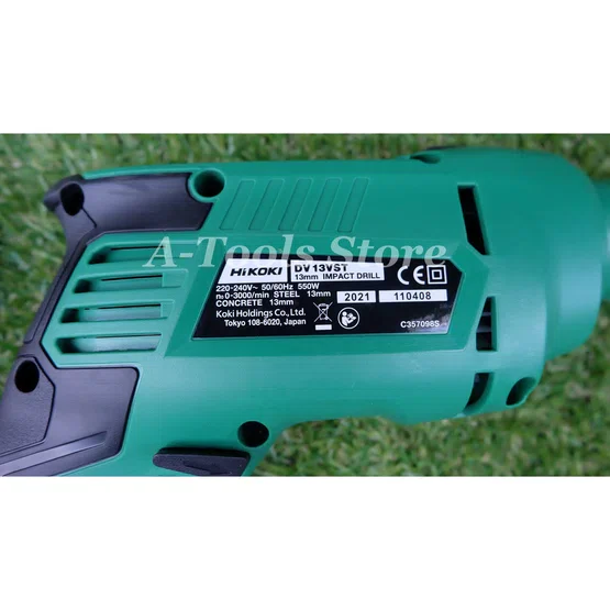 HIKOKI-HITACHI สว่านกระแทก 13มม. รุ่น DV13VST 550W 4