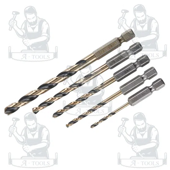 DEWALT ดอกสว่าน ก้านหกเหลี่ยม 5ชิ้น รุ่น DWAH1105 แข็งแรง ทนงานหนัก **ส่งเร็ว ของแท้100%** 6