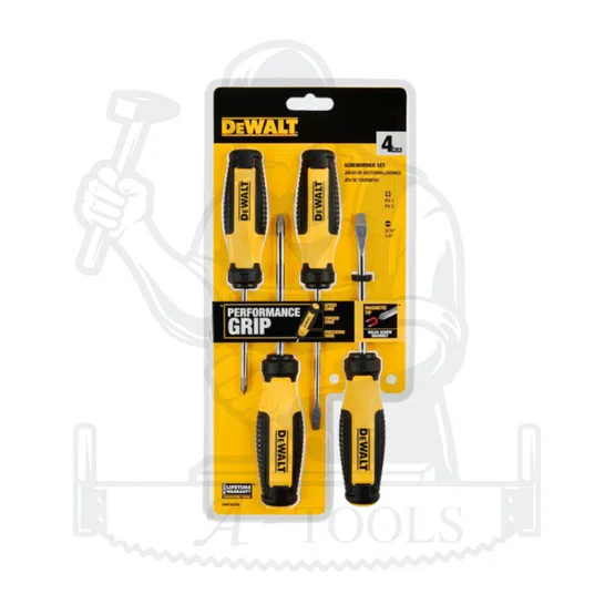 DEWALT ชุดไขควง Performance Grip 4 ชิ้น/ชุด รุ่น DWHT65200 รับประกัน 3 ปี ของแท้ 4