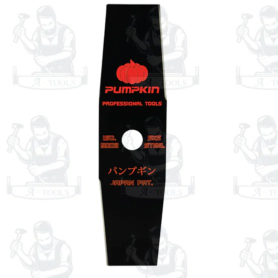 PUMPKIN ใบมีดตัดหญ้า ผลิตจากเหล็กกล้า มี 2แบบ ทรงตรง , ทรงมะละกอ 16 นิ้ว 1.9mm รหัส 33525-33526 5