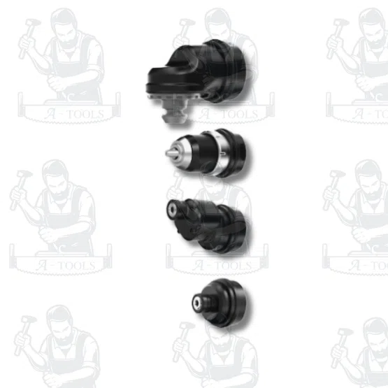 DEWALT รุ่น DCD803B (เครื่องเปล่า) สว่าน เปลี่ยนหัวได้ ATOMIC Multi-Head 20V ใช้งานได้หลากหลายด้วยอุปกรณ์เสริมหัวจับโลหะ 4