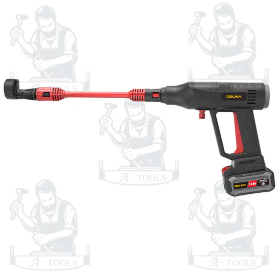 OSUKA ชุดเครื่องอัดฉีดแรงดันสูงไร้สาย 20V รุ่น OCPW607-P1 ( แบตเตอรี่ 20v 5.0Ah X1 + แท่นชาร์จ) 4