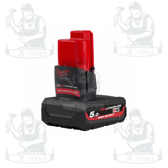 Milwaukee แบตเตอรี่ 12 โวลต์ HIGH OUTPUT 5.0 Ah. รุ่น M12 HB5 รับประกัน 1 ปี ของแท้ 3