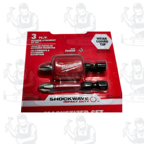 Milwaukee รุ่น 48-32-4550 ดอกไขควง PH2 พร้อมปลอกแม่เหล็ก 3 ชิ้น Magnetizer มีแม่เหล็กที่มีความแข็งแรงสูงเพื่อเพิ่มการยึด 4