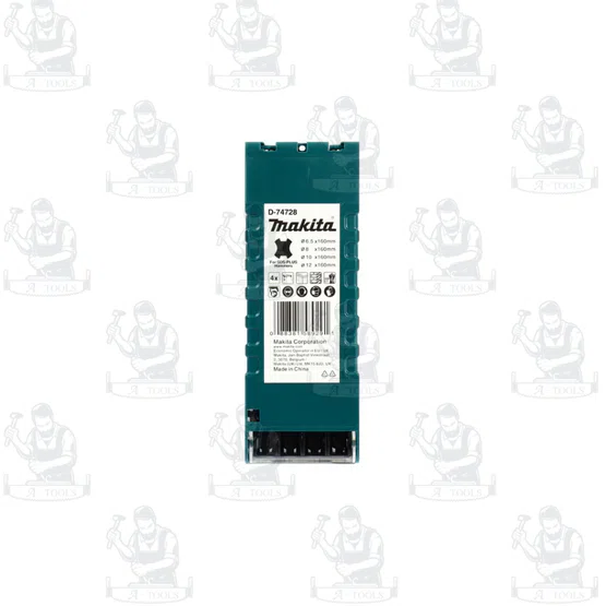 MAKITA ชุดดอกสว่าน แบบ SDS Plus รุ่น D-74728 มากิต้า เจาะปูน (4ดอก/1ชุด) กล่องบรรจุแบบใส **ส่งเร็ว ของแท้100%** 3