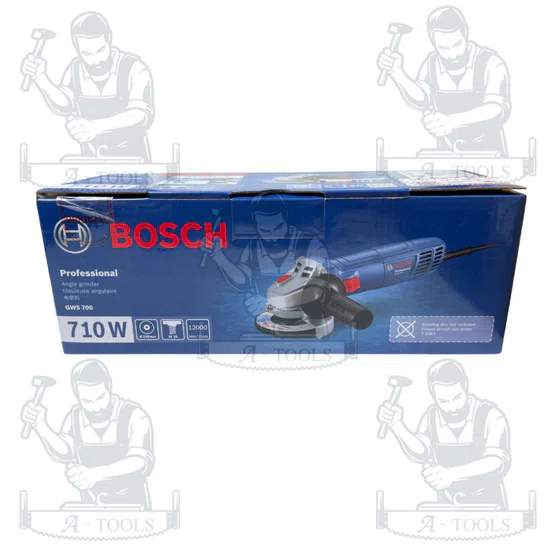 BOSCH เครื่องเจียร ไฟฟ้า 4นิ้ว บ๊อซ รุ่น GWS700 710วัตต์ 06013A31K0 ลูกหมู 4