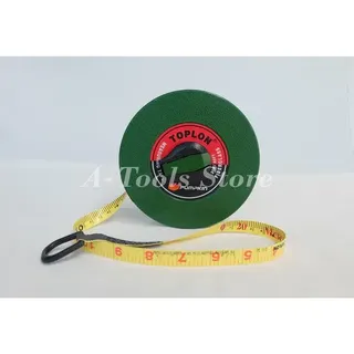 PUMPKIN TOPLON เทปวัดที่ 20เมตร รุ่น BK4020 / 11203 สายใยแก้ว เคลือบด้วยสารพิเศษ ไม่ยืดง่าย ตลับเมตรวัดที่ สายวัดที่ 5
