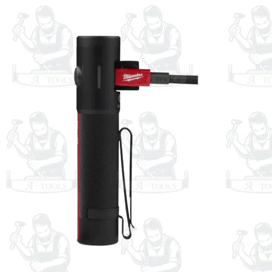 Milwaukee - ไฟฉายพกพา 500 Lumens รุ่น IR FL500-0 คลิปย้อนกลับ/ถอดได้สำหรับไฟล์แนบที่ปรับให้เหมาะสม สินค้า 4