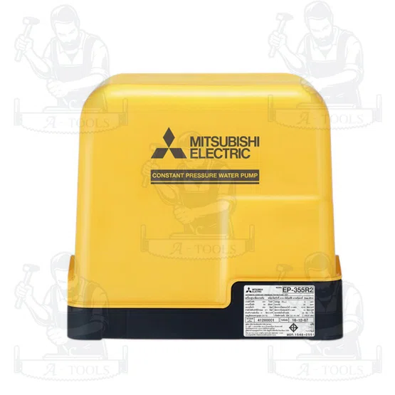 MITSUBISHI ปั๊มน้ำ อัตโนมัติ แรงดันคงที่ มิตซูบิชิ รุ่น EP-355R2 350W ปั๊มอัตโนมัติ ปั๊มน้ำออโต้ มิตซู ปั๊มในบ้าน EP355R 2