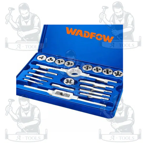 WADFOW ชุดต๊าปเกลียว รุ่น WAJ1L01 (12 ชิ้น) และ WAJ1L02 20ชิ้น ด้ามจับประแจ ทำจากอัลลอยสังกะสี ของแท้ 6
