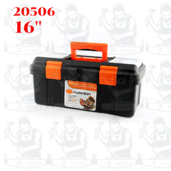 PUMPKIN กล่องเครื่องมือ ส้ม/ดำ - 20506 ขนาด 16นิ้ว - 20507 ขนาด 19นิ้ว - 20508 ขนาด 22นิ้ว ของแท้ 2