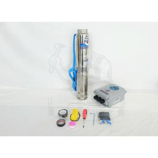MITSUMAX ปั๊มบาดาล DC มิตซูแม๊กซ์ รุ่น 4DC110-750/9-45 750วัตต์ 60-200V 3ใบพัด รูน้ำออก 2" ซัมเมอร์ส โซล่าเซลล์ 2