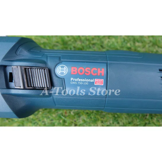 BOSCH เครื่องเจียร์ 4นิ้ว บ๊อซ รุ่น GWS750-100 750W หินเจียร์ 4" ลูกหมู บอซ สวิตช์ข้าง 06013940K0 GWS750 2