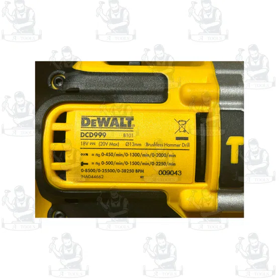 DEWALT สว่านกระแทก ไร้สาย 20V รุ่น DCD999N-B1 (เครื่องเปล่า) DCD999 **ส่งเร็ว ของแท้100% 6