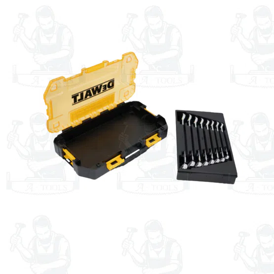 DEWALT รุ่น DWMT45426 ชุดประแจแหวนข้างปากตาย ออกแบบมาเพื่อเพิ่มแรงบิดสูงสุด บรรจุในกล่อง TOUGH BOX  พร้อมส่ง 5