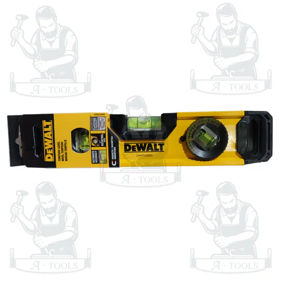 DEWALT ระดับน้ำ Torpedo Level ขนาด 25 ซม. รุ่น DWHT43003 มีแถบแม่เหล็กและฐาน แข็งแรง ทนทาน ของแท้ พร้อมส่ง 2