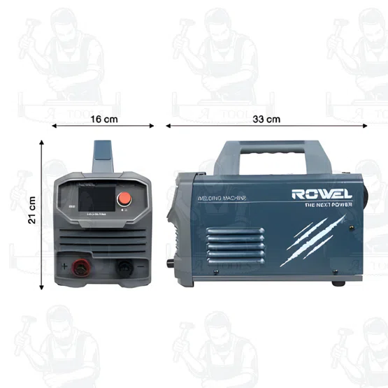 ROWEL รุ่น RW-CE-WM-ARC200-PRM ตู้เชื่อมไฟฟ้า 200 แอมป์ ขนาดกะทัดรัด แนวเชื่อมสวยงาม ทนทาน ประหยัดพลังงาน 6