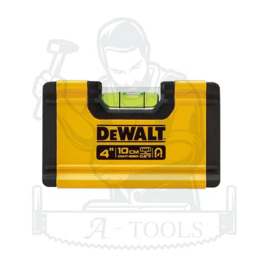 DEWALT ระดับน้ำ แบบพกกระเป๋า Box Beam รุ่น DWHT42801 /4นิ้ว และ DWHT42802 /6นิ้ว มีแม่เหล็ก 2