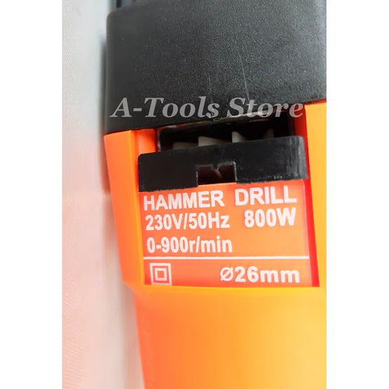 PUMPKIN สว่าน โรตารี่ พัมคิน รุ่น 42169 / PTT2-26DE 3ระบบ 26mm. 800W ปรับซ้ายขวาไม่ได้ พร้อมอุปกรณ์7ชิ้น สติ๊กเกอร์เทา 4