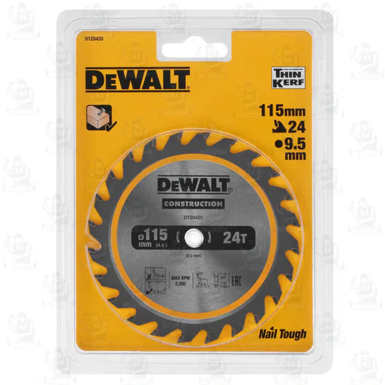 DEWALT ใบเลื่อยวงเดือน ตัดไม้ รุ่น DT20420-QZ 115มม. 24ฟัน (สำหรับ DCS571) 4