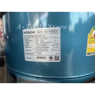 HITACHI ปั๊มน้ำ อัตโนมัติ ฮิตาชิ รุ่น WT-P100XX 100วัตต์ ปั๊มน้ำออโต้ ถังกลม ปั๊มในบ้าน WT P100XX ปั๊มถัง 2