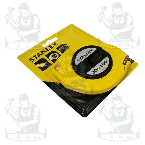 STANLEY เทปวัดเหล็ก รุ่น 34-104 ยาว15เมตร/50FT, 34-107 ยาว30m./100FT เทปวัดสายโลหะ/สายแข็ง 6